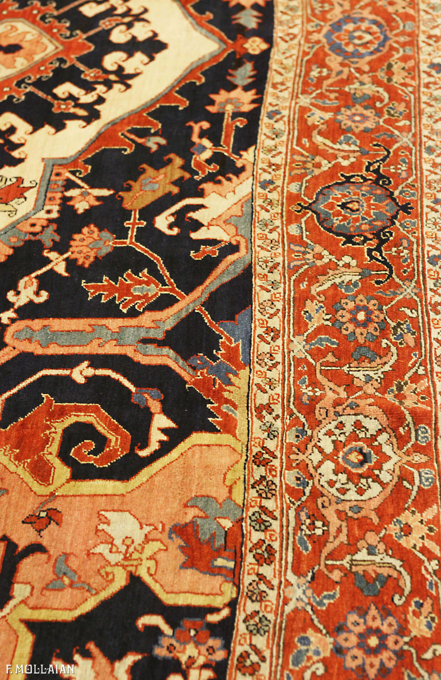 Persian Heriz Serapi Rug n°:64873442